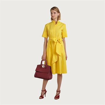 salvatore ferragamo grained leather top handle bag #21h159
